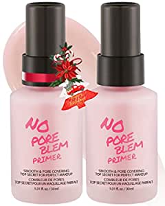 TOUCH IN SOL No Pore Blem Primer, 1.01 fl.oz(30ml) 2 Pack - Face Makeup Primer, Big Pores Perfect Cover, Skin Flawless and Glowing, Instantly Smoothes Lines, Long Lasting Makeup's Staying