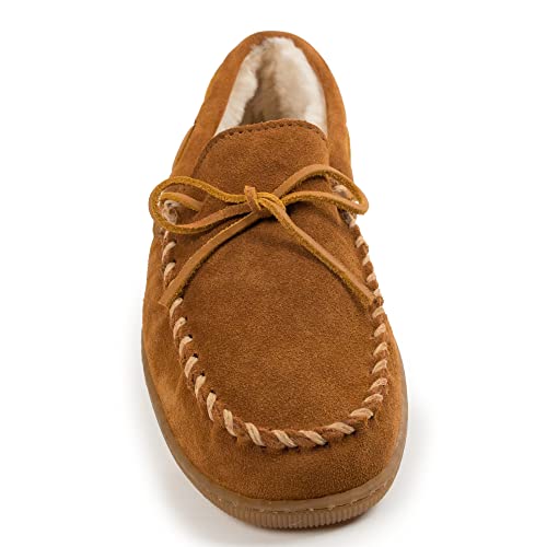 Minnetonka Men's Pile Lined Hardsole Slipper