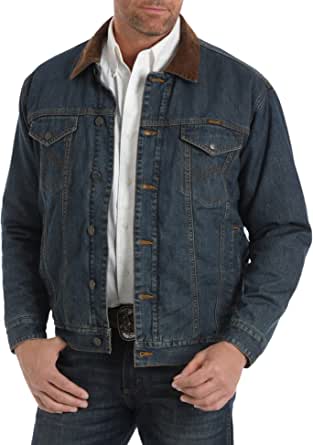 Wrangler Men's Concealed Carry Blanket-Lined Denim Jacket