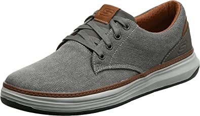 Skechers Men's Moreno Canvas Oxford Shoe