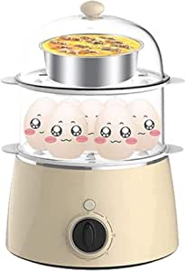 Raxinbang egg boiler Egg Boilers Egg steamer Electric Egg Cooker Boiler， noise free technology Automatic Shut Off, Multifunction Household Mini Electric Egg Cooker for Cook Eggs (Color : Parent)